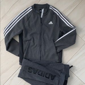 Adidas Grey Track warm up suit (set)